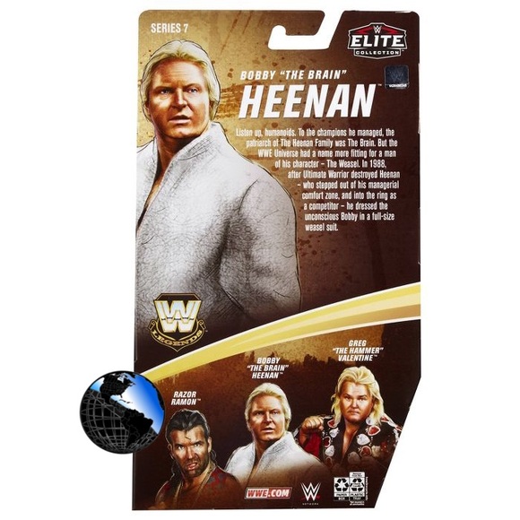 WWE Legends Elite Collection Series 7 Bobby "The Brain" Heenan (WEASEL) - Picture 9 of 9